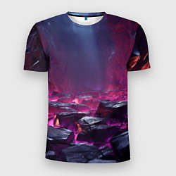 Мужская спорт-футболка Абстрактные фрагменты