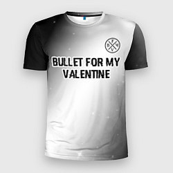 Футболка спортивная мужская Bullet For My Valentine glitch на светлом фоне пос, цвет: 3D-принт