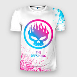 Футболка спортивная мужская The Offspring neon gradient style, цвет: 3D-принт