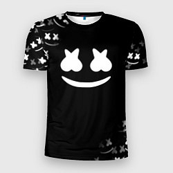 Футболка спортивная мужская Marshmello black collection, цвет: 3D-принт