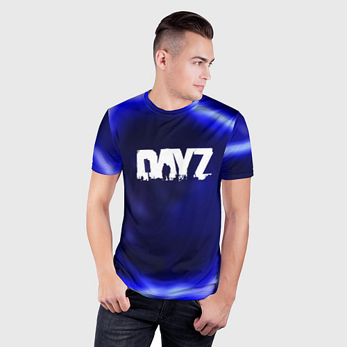 Мужская спорт-футболка Dayz strom gradient / 3D-принт – фото 3