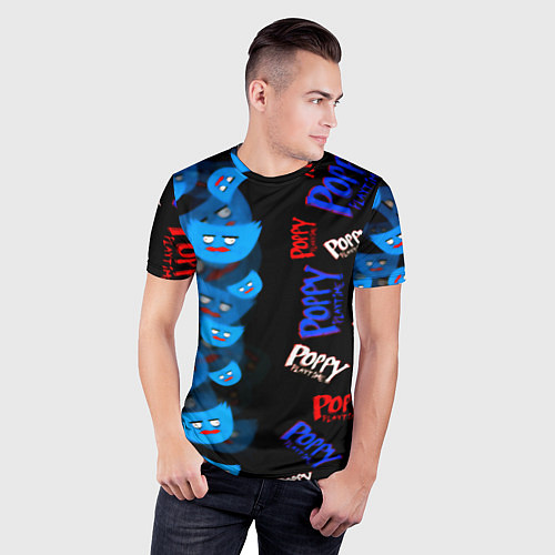 Мужская спорт-футболка Poppy Playtime games / 3D-принт – фото 3