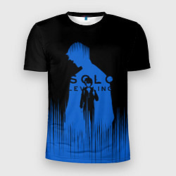 Футболка спортивная мужская Sung Jin Woo blue Shadow, цвет: 3D-принт