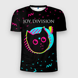 Футболка спортивная мужская Joy Division - rock star cat, цвет: 3D-принт