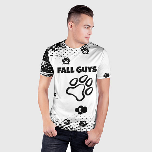 Мужская спорт-футболка Fall Guys game / 3D-принт – фото 3