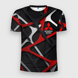 Мужская спорт-футболка Mitsubishi - texture