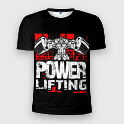 Футболка спортивная мужская Пауэрлифтинг монстер, цвет: 3D-принт