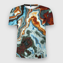 Мужская спорт-футболка Мраморная текстура
