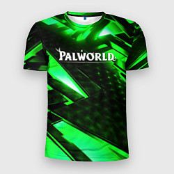 Футболка спортивная мужская Palworld logo green neon, цвет: 3D-принт