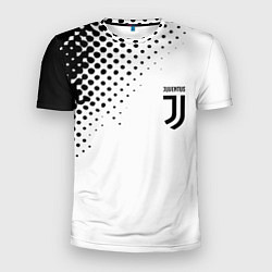 Футболка спортивная мужская Juventus sport black geometry, цвет: 3D-принт