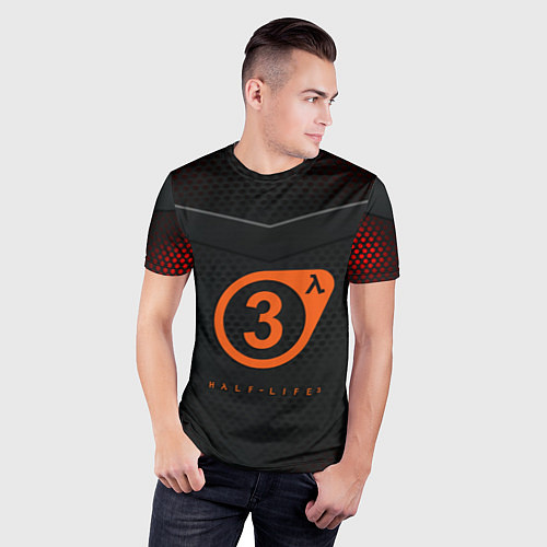 Мужская спорт-футболка Half life броня фримена валв / 3D-принт – фото 3