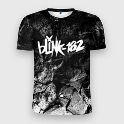 Футболка спортивная мужская Blink 182 black graphite, цвет: 3D-принт