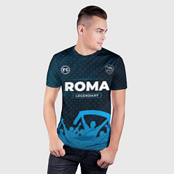 Футболка спортивная мужская Roma legendary форма фанатов, цвет: 3D-принт — фото 2