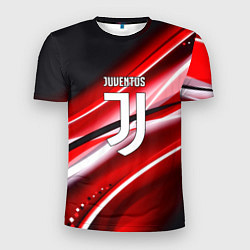 Футболка спортивная мужская Juventus geometry sport line, цвет: 3D-принт