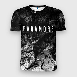 Футболка спортивная мужская Paramore black graphite, цвет: 3D-принт