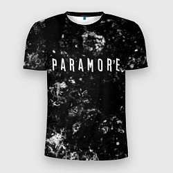 Футболка спортивная мужская Paramore black ice, цвет: 3D-принт