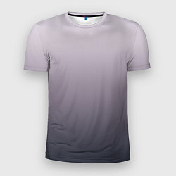 Мужская спорт-футболка Бледный серо-пурпурный градиент