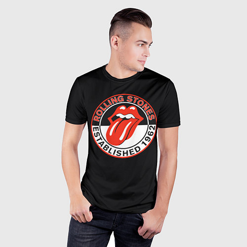 Мужская спорт-футболка Rolling Stones Established 1962 group / 3D-принт – фото 3