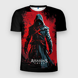 Футболка спортивная мужская Assassins creed выход из темноты, цвет: 3D-принт