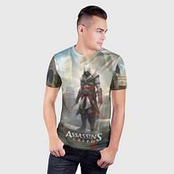 Футболка спортивная мужская Assassins creed game poster, цвет: 3D-принт — фото 2
