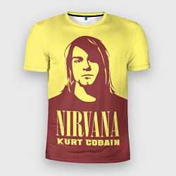 Футболка спортивная мужская Kurt Cobain Nirvana, цвет: 3D-принт