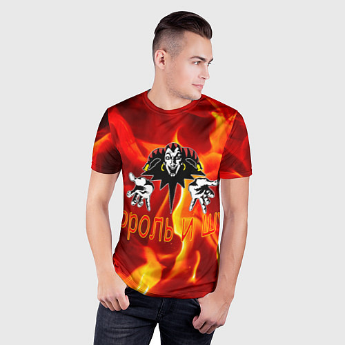 Мужская спорт-футболка KuW fire / 3D-принт – фото 3