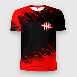 Футболка спортивная мужская Dead by daylight огненный, цвет: 3D-принт