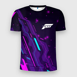 Мужская спорт-футболка Forza Horizon neon gaming