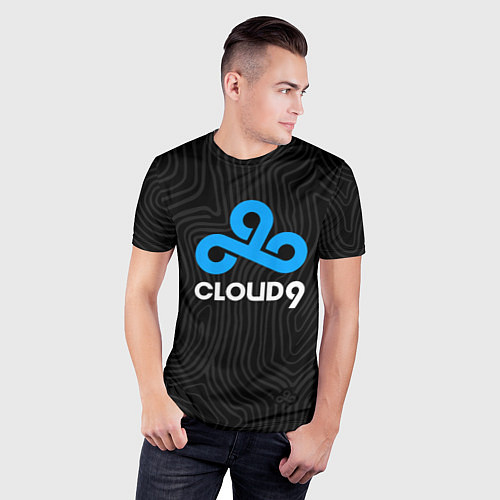 Мужская спорт-футболка Cloud9 hi-tech / 3D-принт – фото 3
