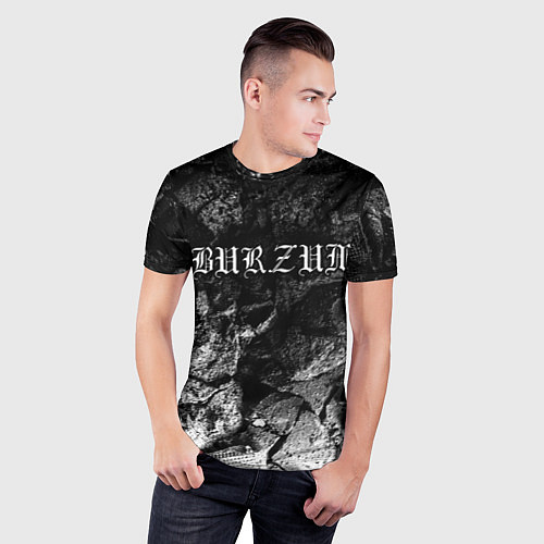 Мужская спорт-футболка Burzum black graphite / 3D-принт – фото 3