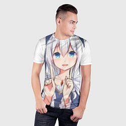 Футболка спортивная мужская Konosuba Эрис, цвет: 3D-принт — фото 2