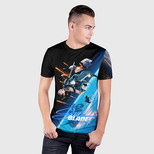 Мужская спорт-футболка Ева stellar blade / 3D-принт – фото 3