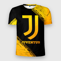 Футболка спортивная мужская Juventus - gold gradient, цвет: 3D-принт