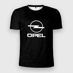 Футболка спортивная мужская Opel logo white, цвет: 3D-принт