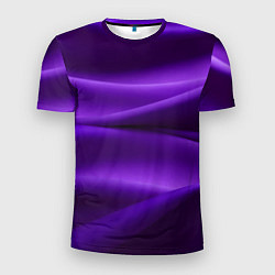 Футболка спортивная мужская Фиолетовый шелк, цвет: 3D-принт