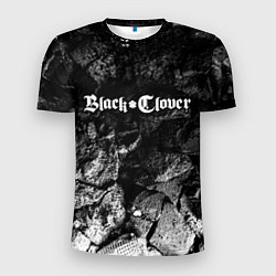 Футболка спортивная мужская Black Clover black graphite, цвет: 3D-принт