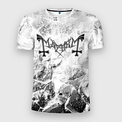 Футболка спортивная мужская Mayhem white graphite, цвет: 3D-принт