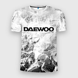 Футболка спортивная мужская Daewoo white graphite, цвет: 3D-принт