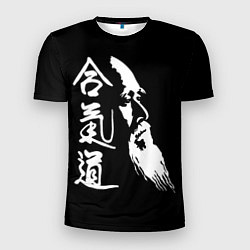 Мужская спорт-футболка Морихэй Уэсиба - создатель айкидо