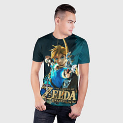 Футболка спортивная мужская Zelda - Link, цвет: 3D-принт — фото 2