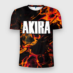 Футболка спортивная мужская Akira red lava, цвет: 3D-принт