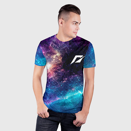 Мужская спорт-футболка Need for Speed space game / 3D-принт – фото 3