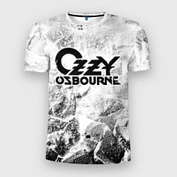 Футболка спортивная мужская Ozzy Osbourne white graphite, цвет: 3D-принт
