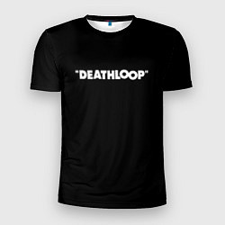 Футболка спортивная мужская Deathloop logo, цвет: 3D-принт