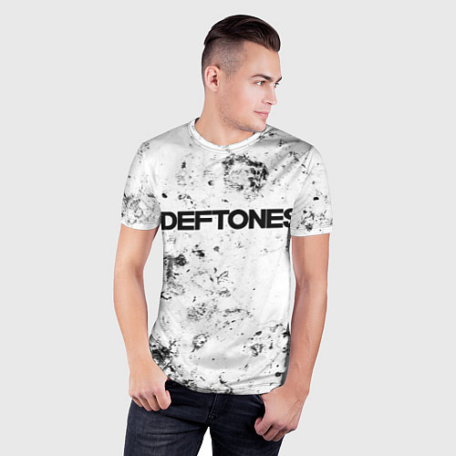 Мужская спорт-футболка Deftones dirty ice / 3D-принт – фото 3