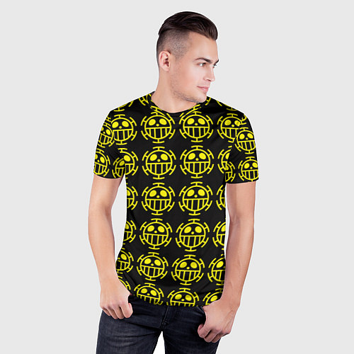 Мужская спорт-футболка One piece pirate king pattern / 3D-принт – фото 3