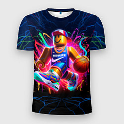Футболка спортивная мужская Roblox баскетболист, цвет: 3D-принт