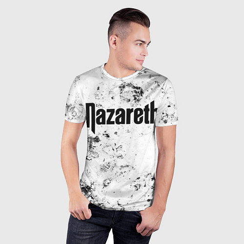Мужская спорт-футболка Nazareth dirty ice / 3D-принт – фото 3