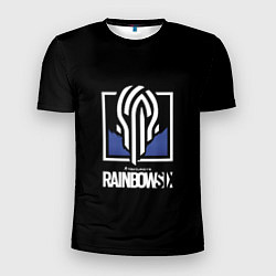 Футболка спортивная мужская Rainbow six siege logo, цвет: 3D-принт