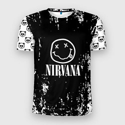 Футболка спортивная мужская Nirvana teddy, цвет: 3D-принт